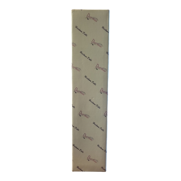 Vtg Duck House Heirloom Victorian Tassel Doll Umbrella Feather Hat COA Geraldine - Picture 7 of 16